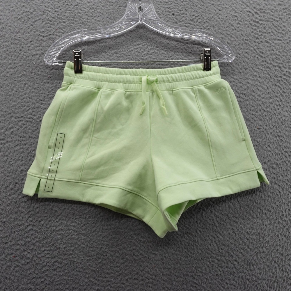 DSG Girls Sport‎ Fleece Shorts Aloe Green Mid Rise Large 14 NEW